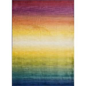 Loloi Rugs Lyon Lifestyle Collection Rainbow 7 ft. 7 in. x 10 ft. 5 in. Area Rug LYONHLZ04RN0077A5