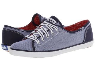 Keds Rally Chambray Womens Lace up casual Shoes (Blue)