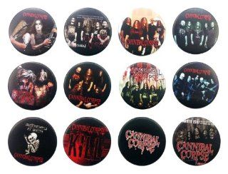 CANNIBAL CORPSE death Awesome Quality Lot 12 New Pins Buttons Badge 1.25 Inch   Embroidery Machine Accessories