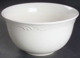 Pfaltzgraff Filigree  7 Mixing Bowl, Fine China Dinnerware   Stoneware,Embossed