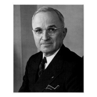 Harry S. Truman 33rd President Posters