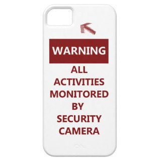 Security Camera Warning iPhone Case iPhone 5 Cases