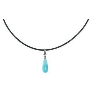 18 Inch Genuine Turquoise Briolette Necklace Jewelry