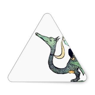 Dragon 3 Bold Babes Triangle Stickers