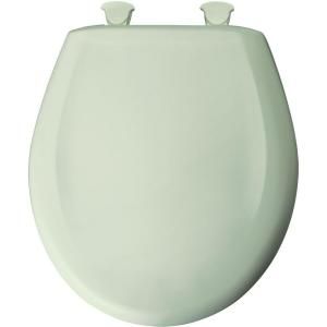 BEMIS Round Closed Front Toilet Seat in Sea Mist Green 200SLOWT 305