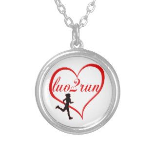 Running Sport Runner luv2run Love To Run Custom Jewelry