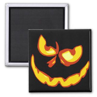 Halloween Jack O Lantern Scary Face Magnets