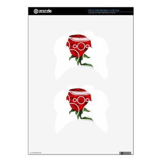A Red Rose Clipart Xbox 360 Controller Skins