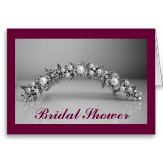 Bridal Shower Tiara Card
