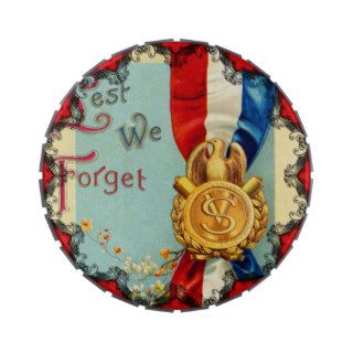 Lest We Forget Patriotic Candy Tin
