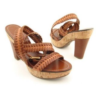 Via Spiga Women's Summer Platform Sandal, Cuoio/British Tan, 10 M US Footwear Shoes