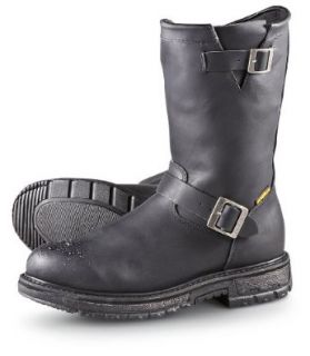 Men's Road Wolf Waterproof Engineer Boots Black, BLACK, 8M Shoes
