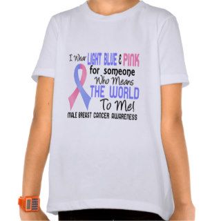 Means The World To Me 2 Male Breast Cancer T Shirt