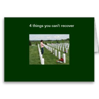 4 things you can't recover card