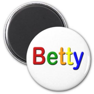 Betty Alphabet Name Magnet