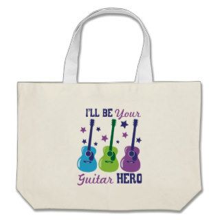 I'll Be Your Guitar Hero Canvas Bags