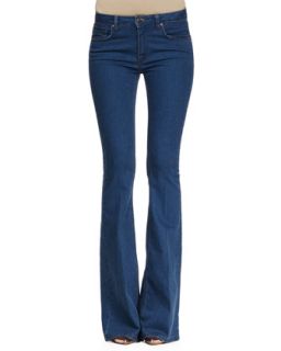 Womens Flare Leg Jeans, Light Griffith   Victoria Beckham Denim