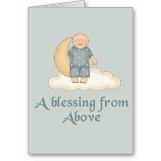 Blessing Above Greeting Cards