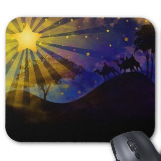 Three Wise Men & Christmas Star Mouse Pad