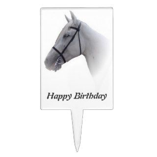 Horse Birthday Rectangle Cake Toppers