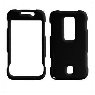 Black Rubberized Protector Case for Huawei Ascend (Huawei M860) Cell Phones & Accessories