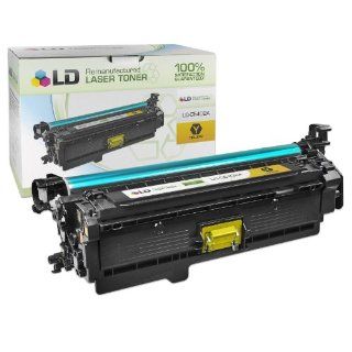 LD © Remanufactured Replacement Laser Toner Cartridge for Hewlett Packard CE402A (HP 507A) Yellow for use in the LaserJet 5500hdn, 5550, 5550dn, Enterprise 500 Color M551dn, 500 Color M551n, 500 Color M551xh, 500 Color MFP M575dn, 500 Color MFP M575f,