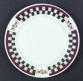 Citation Country Inn Collection Dinner Plate, Fine China Dinnerware   Green & Ta