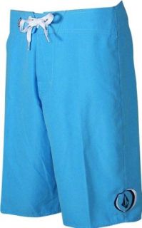 Volcom Maguro Solid Mod Boardshorts   Light Blue   30 at  Mens Clothing store
