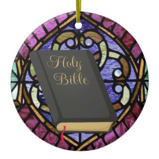 Holy Bible and Scripture   SRF Christmas Tree Ornaments