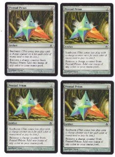Pentad Prism Playset of 4 (Magic the Gathering  Fifth Dawn Common) Toys & Games