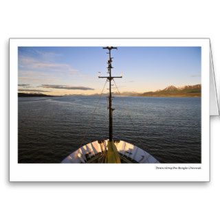 Dawn along the Beagle Channel Greeting Card