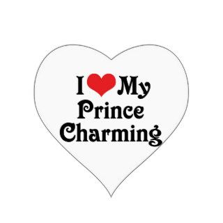 I Love My Prince Charming Stickers