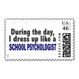 During The Day I Dress Up Like School Psychologist Stamps