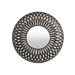 Home Decorators Collection 42 in. x 42 in. Arden Espresso Framed Wall Mirror DISCONTINUED 1205110800