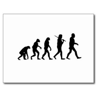 Evolution of Man Post Cards