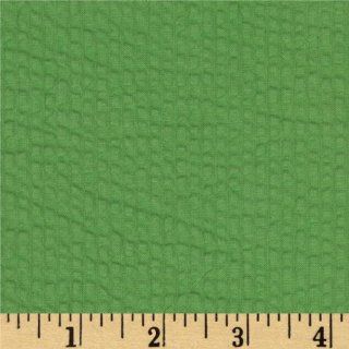 Vintage Seersucker Green Fabric By The YD