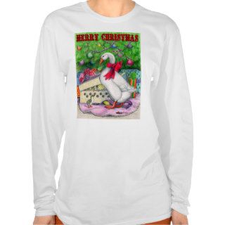 Christmas Goose T Shirts