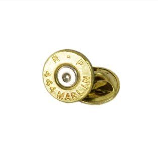 Remington 444 Marlin Brass Bullet Tie Tac Hat Pin Jewelry