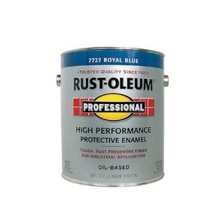 RUST OLEUM 215964 Professional Gallon Royal Blue Enamel Paint   Household Varnishes  