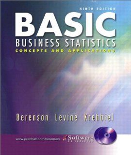 Basic Business Statistics and Student CD ROM, Ninth Edition (9780131037915) Mark L. Berenson, David M. Levine, Timothy C. Krehbiel Books