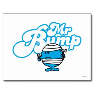 Mr Bump Logo 4 Postcard