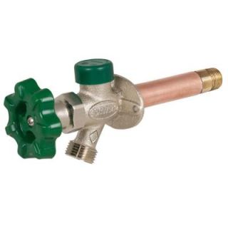 Prier Products 1/2 in. x 4 in. Brass MPT x SWT Heavy Duty Quarter Turn Frost Free Anti Siphon Outdoor Faucet Hydrant P 164D04