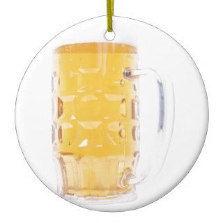 Large German Bierkrug Beer Mug Tankard Glass Pint Christmas Tree Ornament