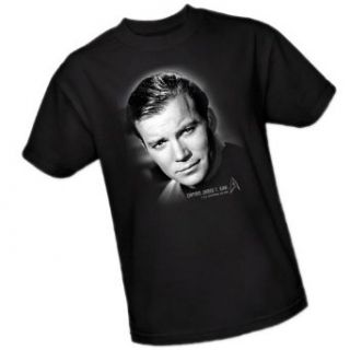 Captain Kirk Portrait    Star Trek Youth T Shirt, Youth Small Clothing