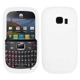 Soft Skin Case Fits Hua wei M636 Pinnacle 2 White Skin MetroPCS Cell Phones & Accessories