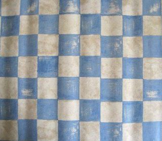 Blue Checkered Contact Paper   Shelf Liners