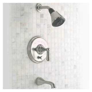 Mico Designs 4730 T DiorT3 CP Polished Chrome T3 Cross Handle Bathroom Faucets Pressure Balance Tub and Shower set Trim Only   Bathtub And Showerhead Faucet Systems  