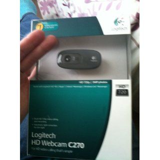 Logitech HD Webcam C270, 720p Widescreen Video Calling and Recording Computers & Accessories