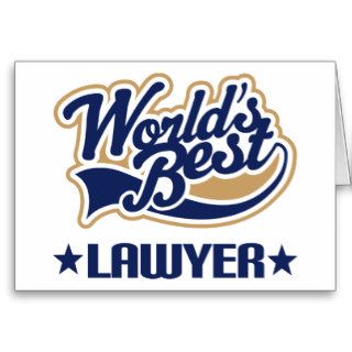 Worlds Best Lawyer Cards