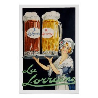 Vintage French Beer Poster